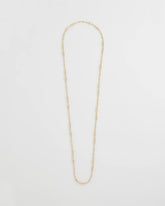 Chico's Online Gold Goldtone Long Beaded Necklace