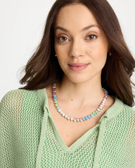 Chico's Outlet Multi Teardrop Tennis Necklace