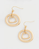 Chico's Outlet Gold Gold Tone Drop Pendant Earrings