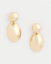 Chico's On Sale Gold Gold Oval Drop Earrings
