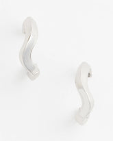 Chico's For Sale Silver Silver Wavy Hoop Earrings