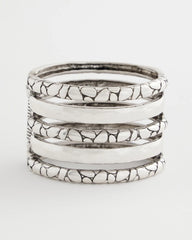 Chico's Online Silver Silver Island Metals Cuff Bracelet