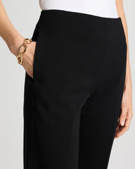 Chico's On Sale Black Juliet Lightweight Straight Crop Pants