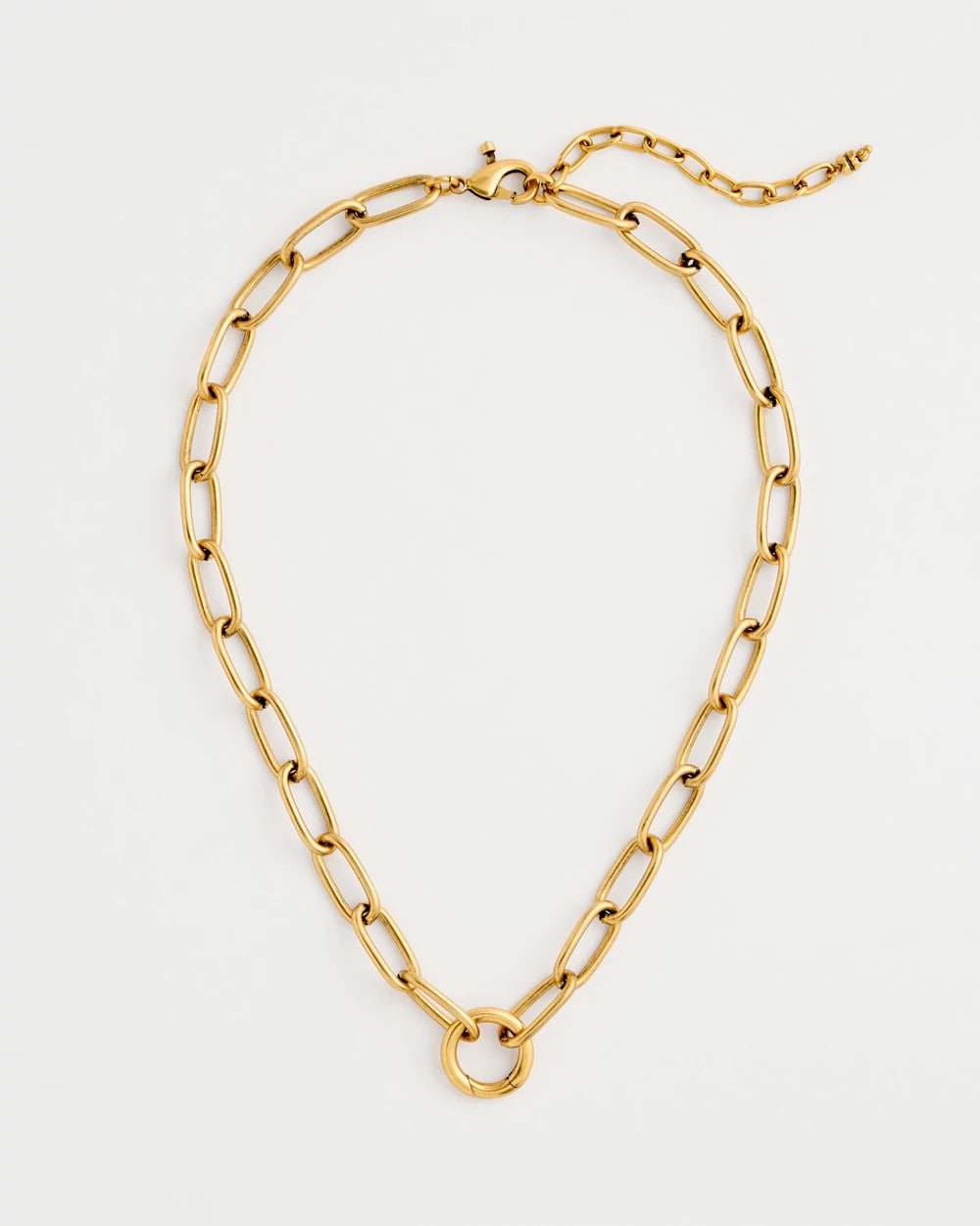 Chico's Sale Gold Golden Charm Link Necklace