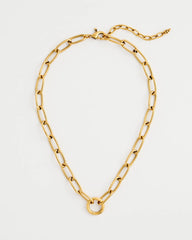 Chico's Sale Gold Golden Charm Link Necklace