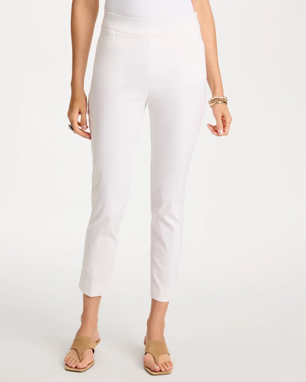 Chico's Outlet Alabaster Brigitte™ Slim Pull-On Ankle Pants