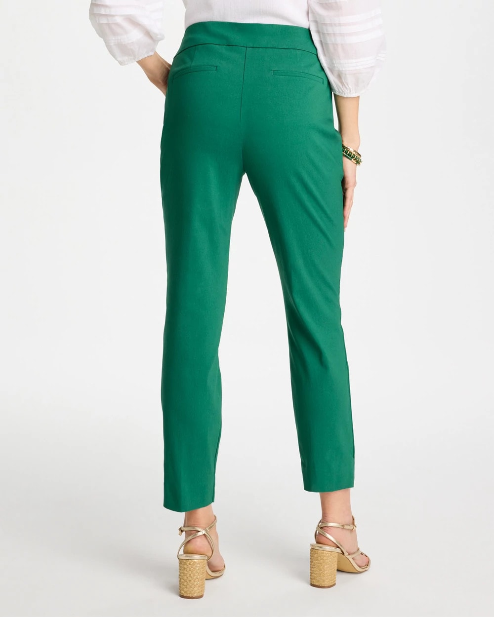 Chico's For Sale Hunter Green Brigitte™ Slim Pull-On Ankle Pants