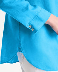 Chico's For Sale Blue Tide No Iron™ Linen Shirt