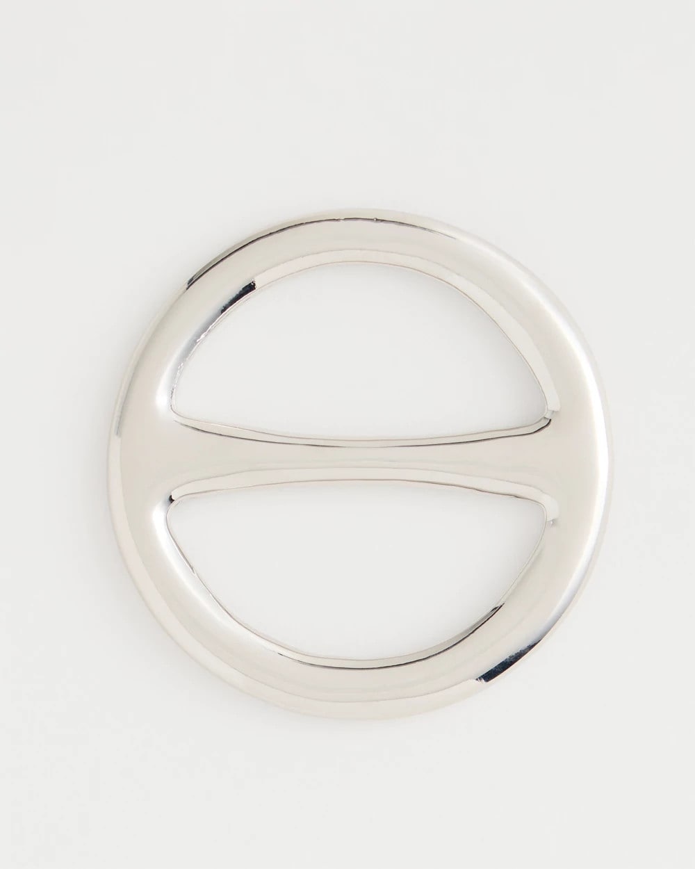 Chico's Outlet Silver Silvertone Scarf Ring