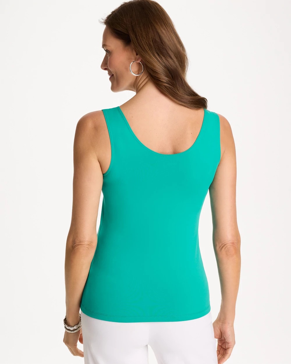 Chico's Online Topanga Green Microfiber Tank