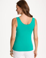 Chico's Online Topanga Green Microfiber Tank