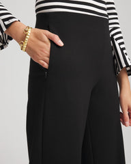 Chico's Online Black Juliet Slim Wide-Leg Cropped Pants