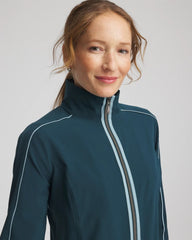 Chico's Online Teal Shadow Zenergy® UPF Contrast Jacket