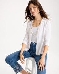 Chico's Outlet Alabaster Summer Romance Cardigan
