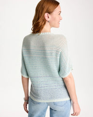 Chico's Sale Passport Blue Space Dyed Pullover Sweater