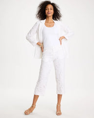 Chico's Sale Alabaster Lace Cropped Pants