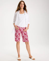 Chico's For Sale Cherry Lush Bora Bliss Brigitte™ Slim Shorts