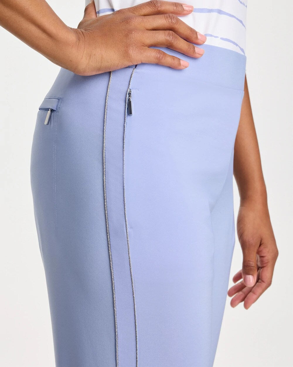 Chico's On Sale Blue Muse Zenergy® UPF Caviar Crop Pants