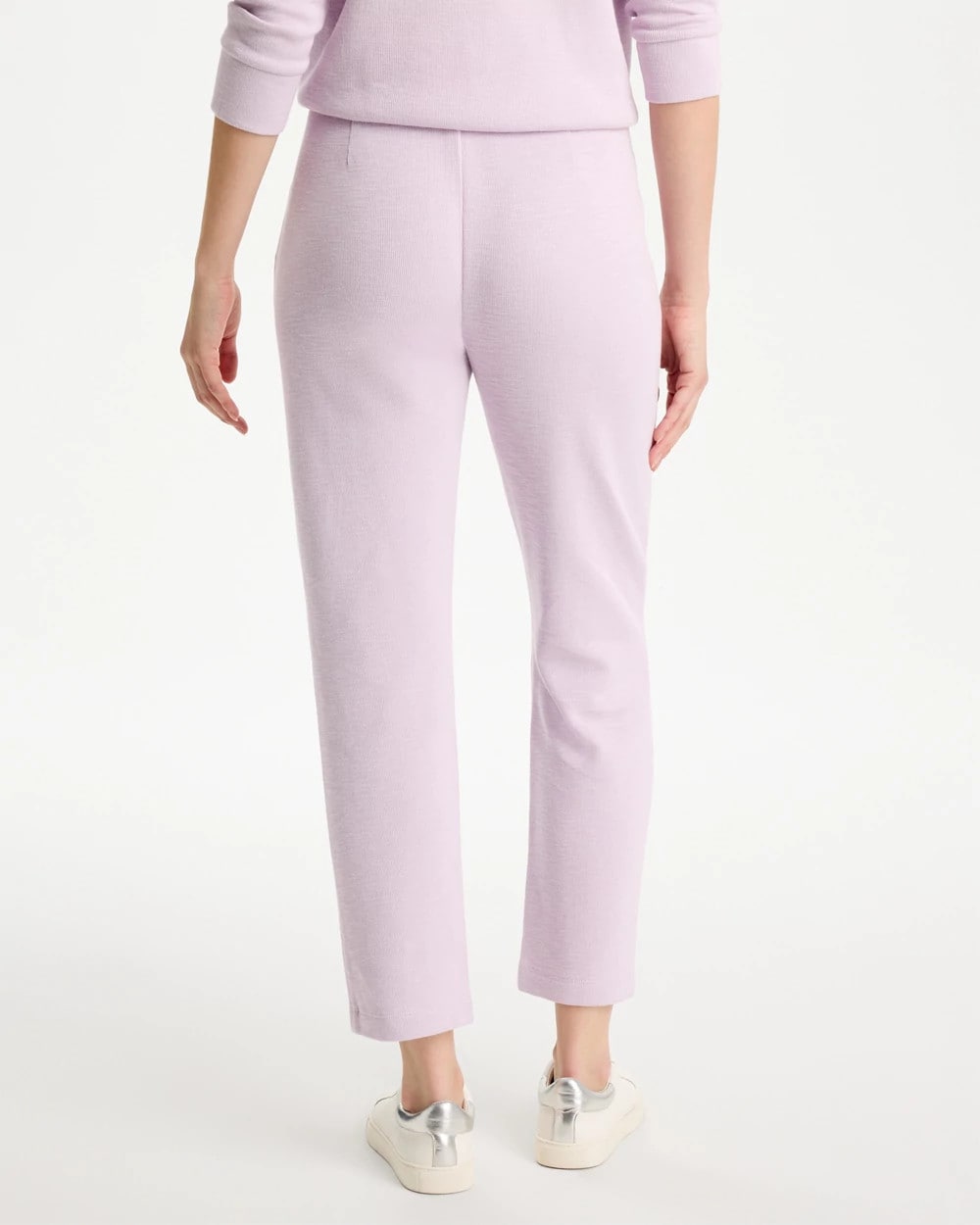 Chico's For Sale Pale Sweet Pea Zenergy® Beach Slub Cropped Pants