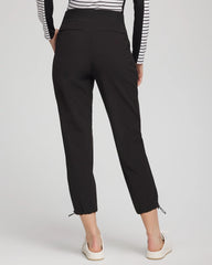 Chico's On Sale Black Zenergy® UPF Rib Mix Cropped Pants