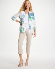 Chico's For Sale Smokey Taupe Brigitte™ Slim Pull-On Crop Pant