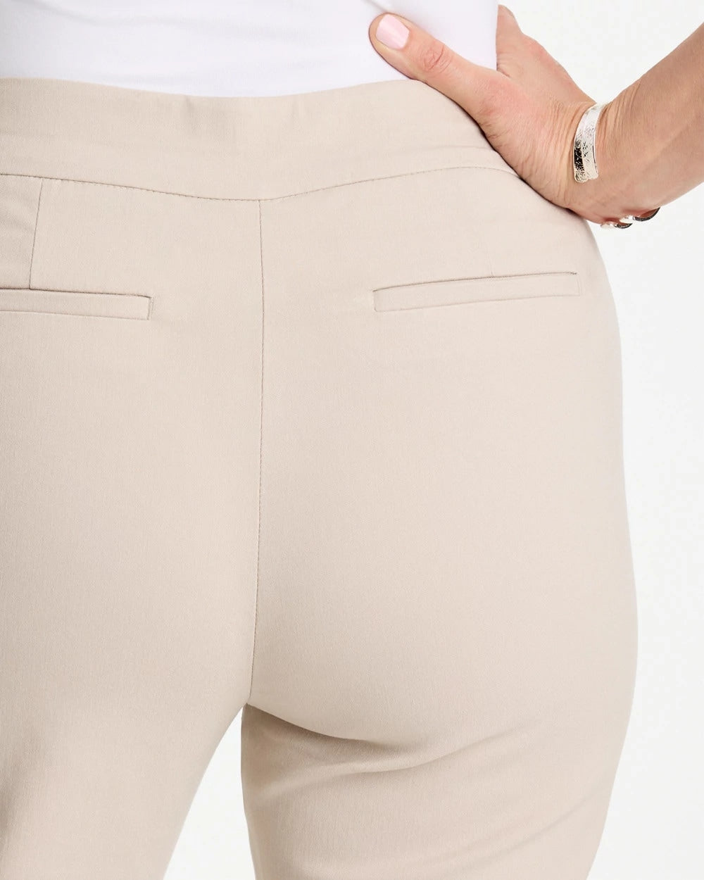 Chico's For Sale Smokey Taupe Brigitte™ Slim Pull-On Crop Pant