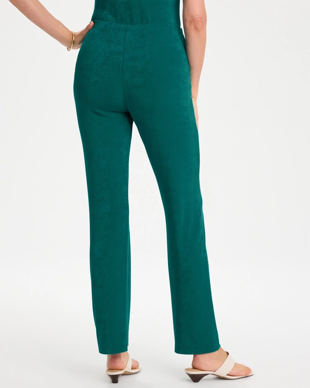 Chico's On Sale Jade Glow Travelers™ No Tummy Pants