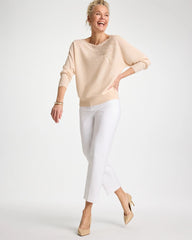 Chico's Discount Alabaster Emme Slim Ankle Pants