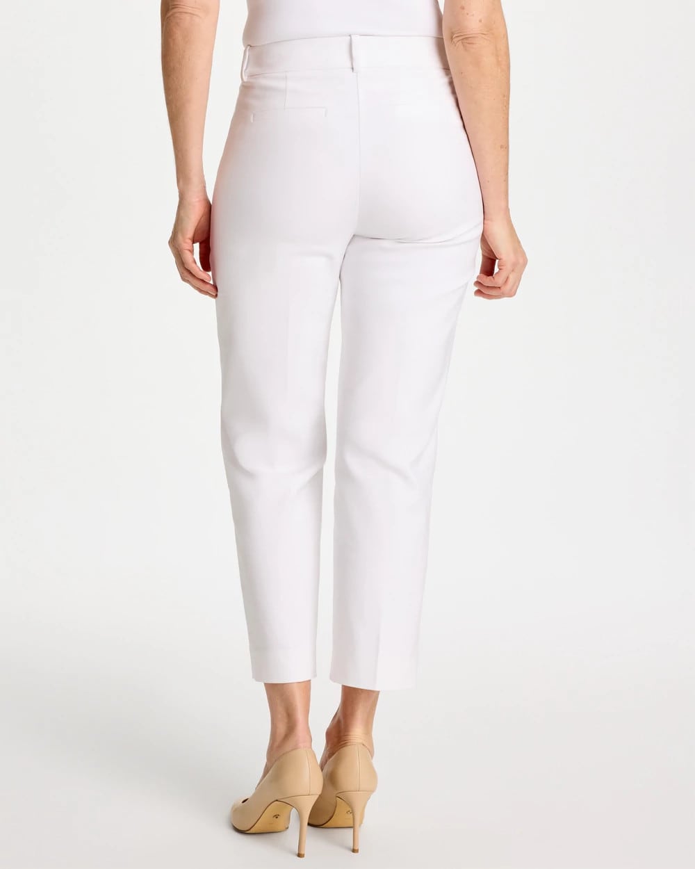 Chico's Discount Alabaster Emme Slim Ankle Pants