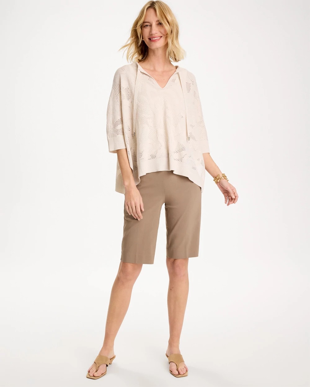 Chico's Online Topaz Smoke Brigitte™ Slim Shorts
