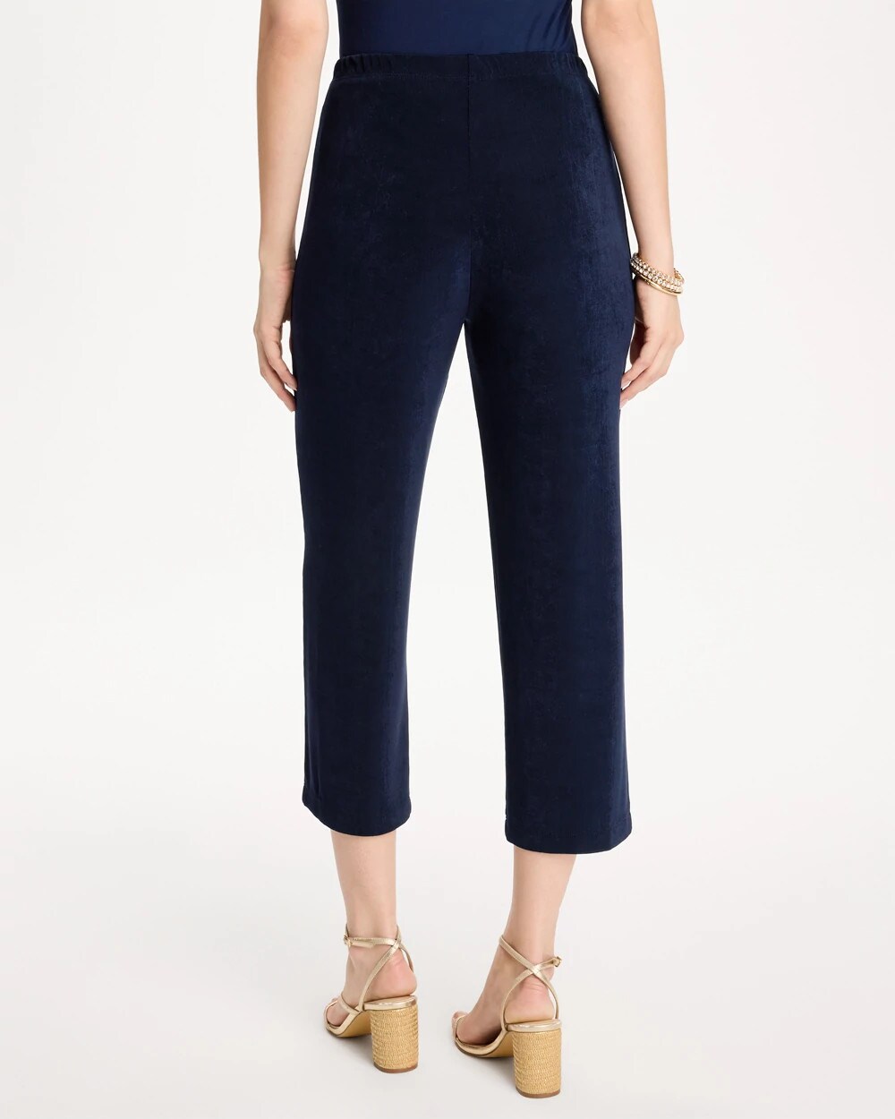 Chico's Sale Travelers India Ink Travelers™ No Tummy Cropped Pants