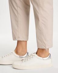 Chico's Sale Smokey Taupe Zenergy® Striped UPF Bungee Crop Pants