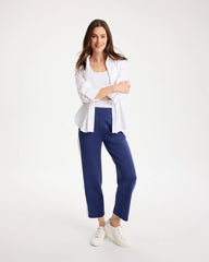 Chico's Outlet Starlit Navy Zenergy® Soft Contrast Crop Pants