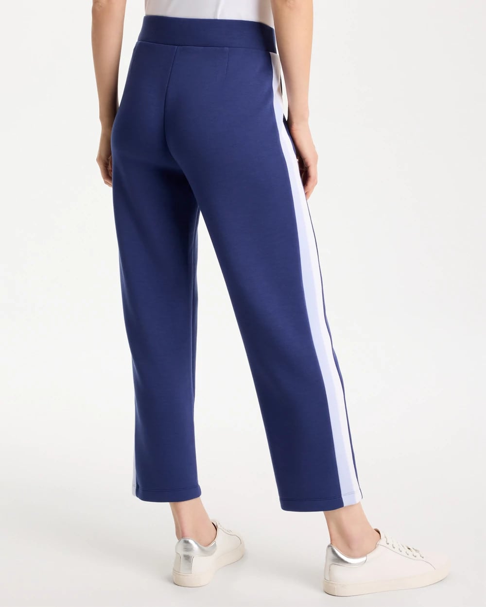 Chico's Outlet Starlit Navy Zenergy® Soft Contrast Crop Pants