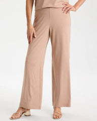 Chico's Sale Mocha Mousse Travelers™ Palm Embossed Knit Pants