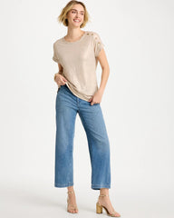 Chico's Discount Monaco Indigo Straight Crop Trouser Jeans