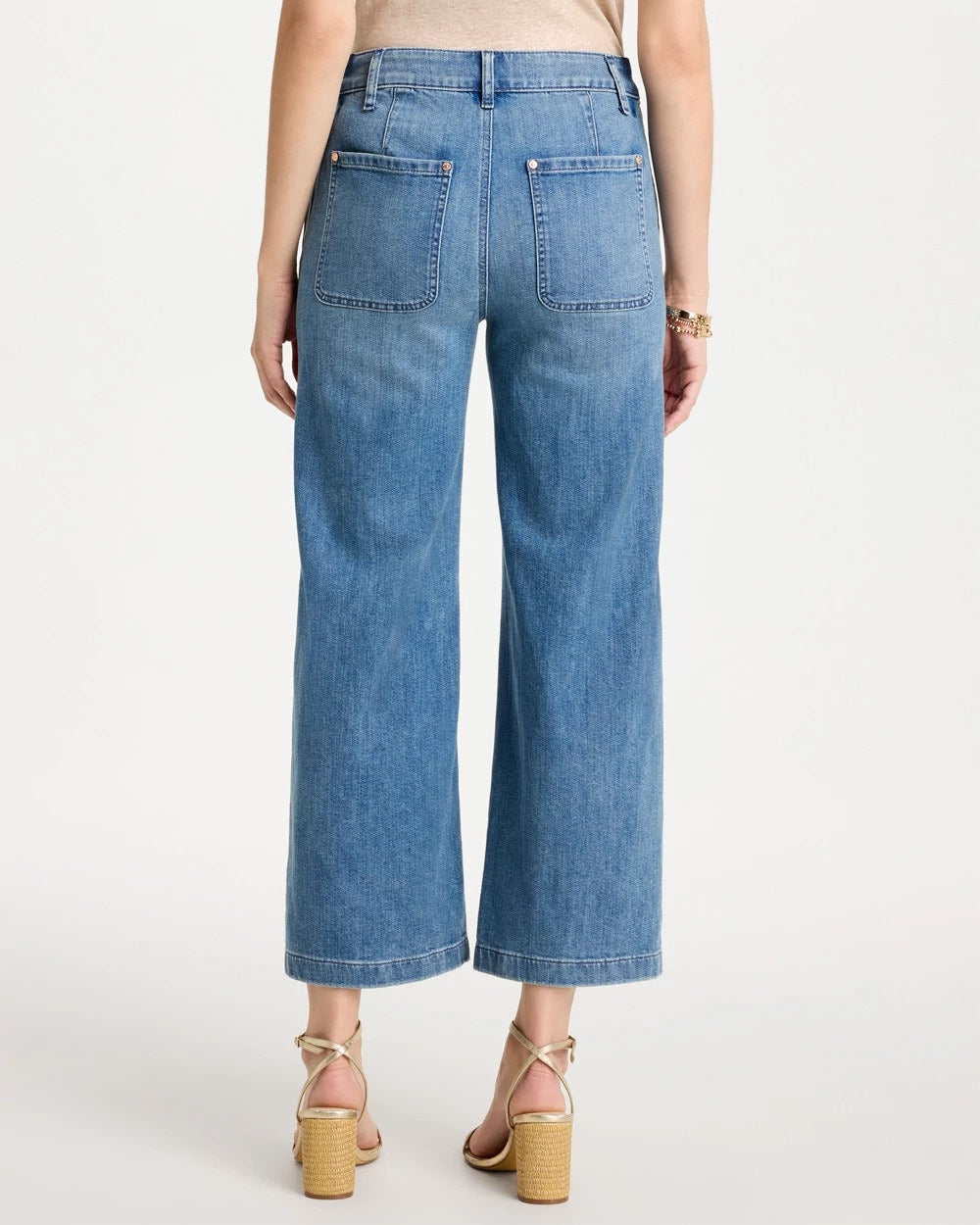 Chico's Discount Monaco Indigo Straight Crop Trouser Jeans