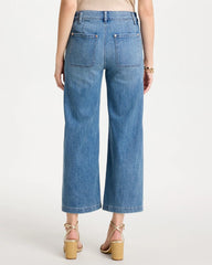 Chico's Discount Monaco Indigo Straight Crop Trouser Jeans