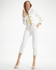 Chico's On Sale Alabaster Pull-On 22" Capri Jeans
