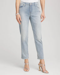Chico's For Sale Shasta Indigo Girlfriend Slim Cropped Jeans