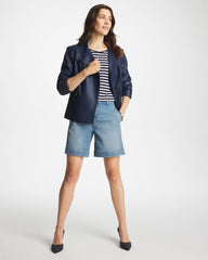 Chico's Online Monaco Indigo Denim Trouser Shorts