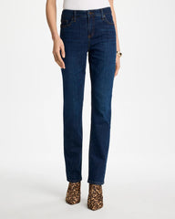 Chico's Sale Dark Sapphire Indigo Girlfriend Slim Full-Length Jeans