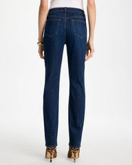 Chico's Sale Dark Sapphire Indigo Girlfriend Slim Full-Length Jeans