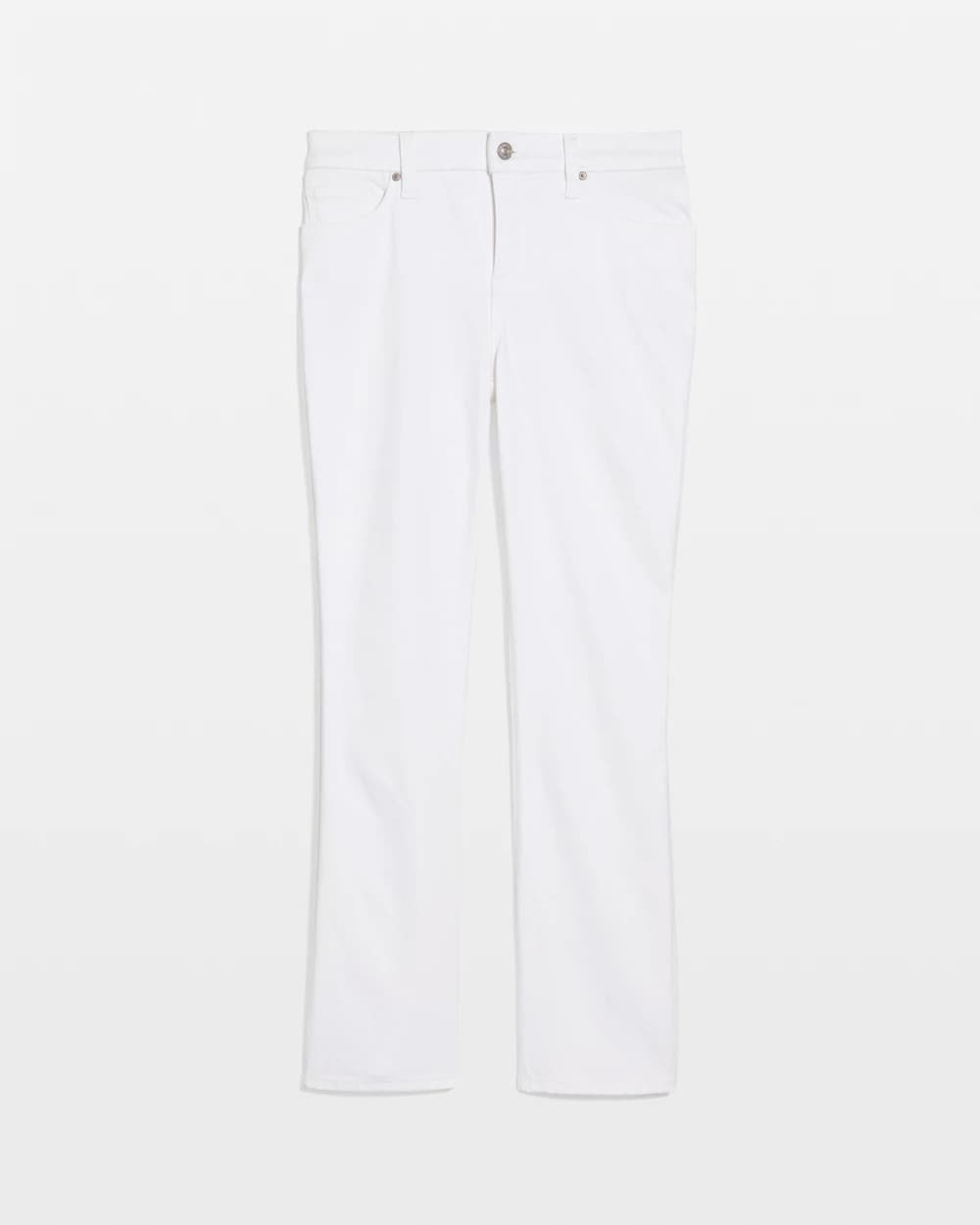 Chico's Outlet Alabaster Cropped Girlfriend Kick Flare Jeans