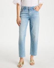 Chico's For Sale Bahama Indigo Relaxed Boyfriend Rolled Hem Jean