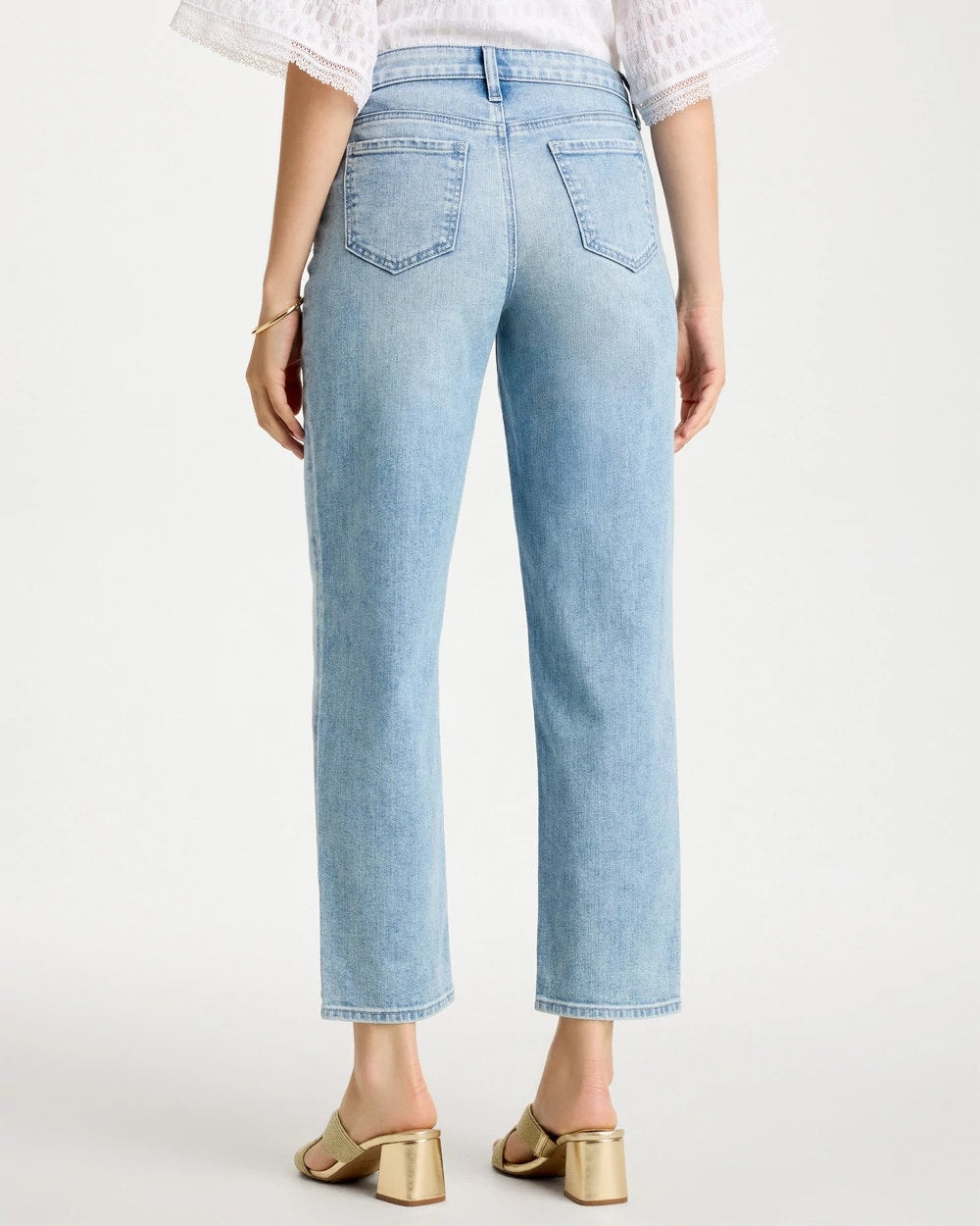Chico's For Sale Bahama Indigo Relaxed Boyfriend Rolled Hem Jean