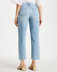Chico's For Sale Bahama Indigo Relaxed Boyfriend Rolled Hem Jean