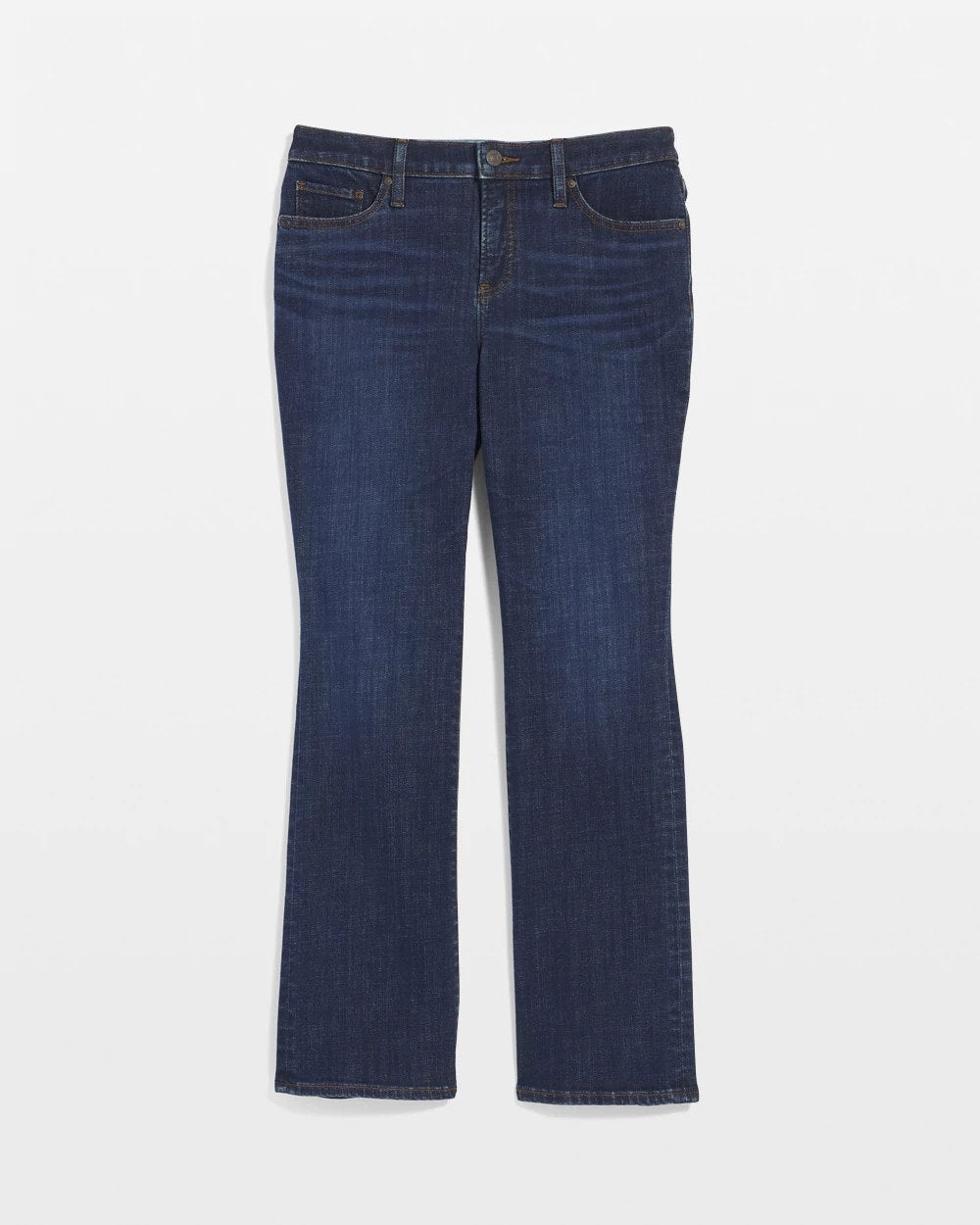 Chico's Outlet Dark Sapphire Indigo Girlfriend Kick Flare Jeans