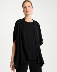 Chico's On Sale Black Travelers™ Knit Cape Cardigan