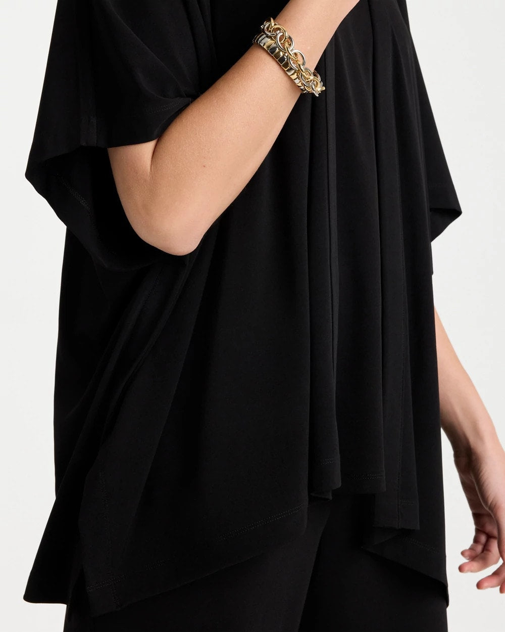 Chico's On Sale Black Travelers™ Knit Cape Cardigan